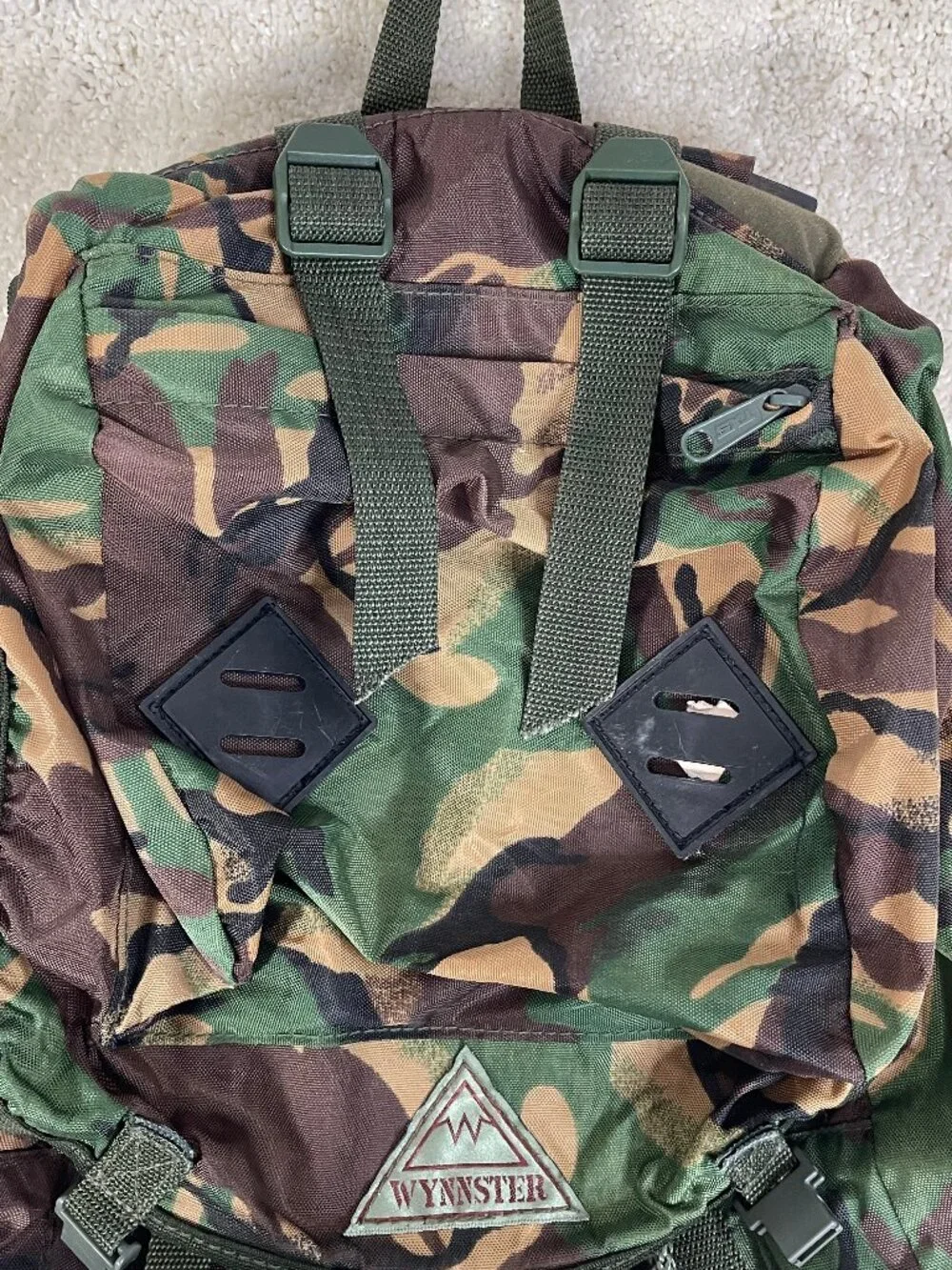 Vintage Wynnster DPM Camo Backpack Mens One Size Hiking Camping Rucksack Outdoor